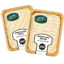 Noordertrots aardappelpuree met knoflook of truffel